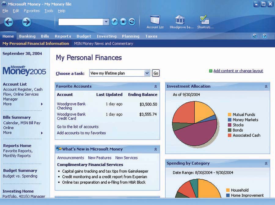 Money 2005 Home Page